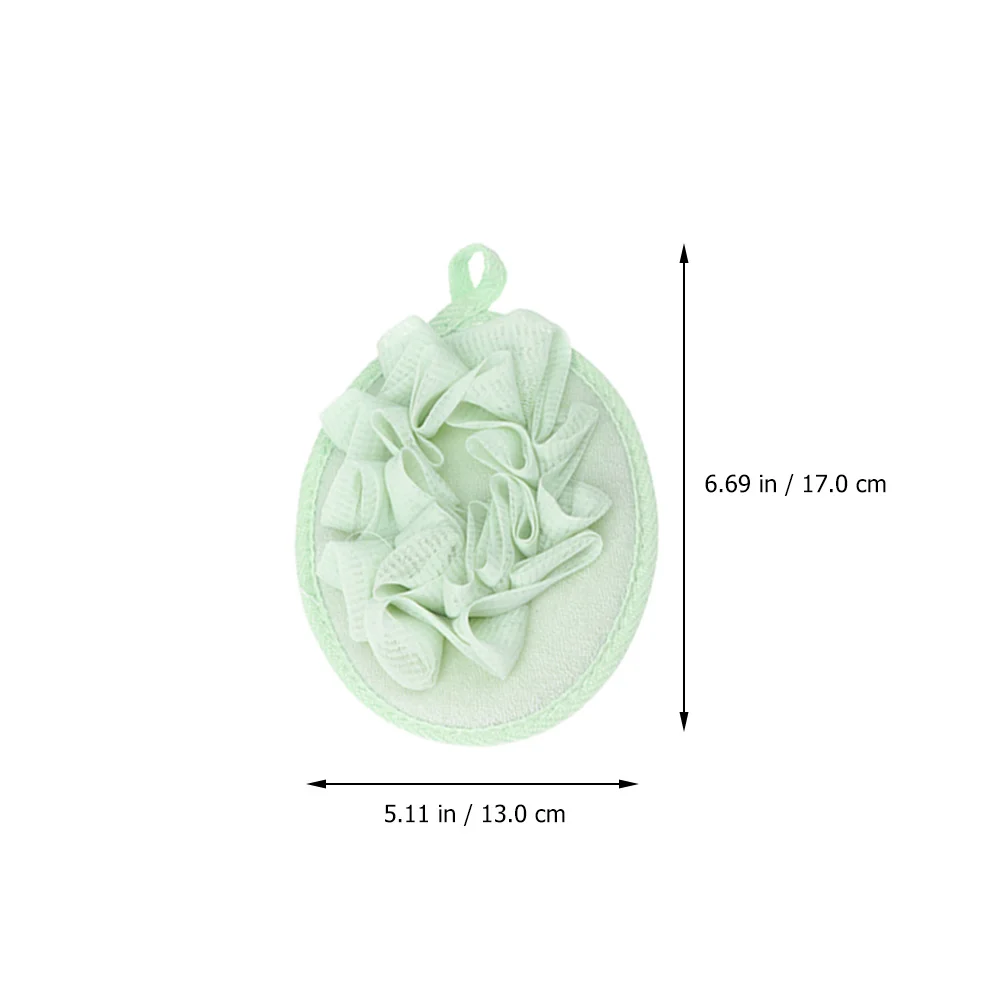 

4Pcs Bath Shower Mesh Scrubber Soft Skin-Friendly Shower Ball Comfortable Grip Bath Poufs for Men Women Bubble Making Net