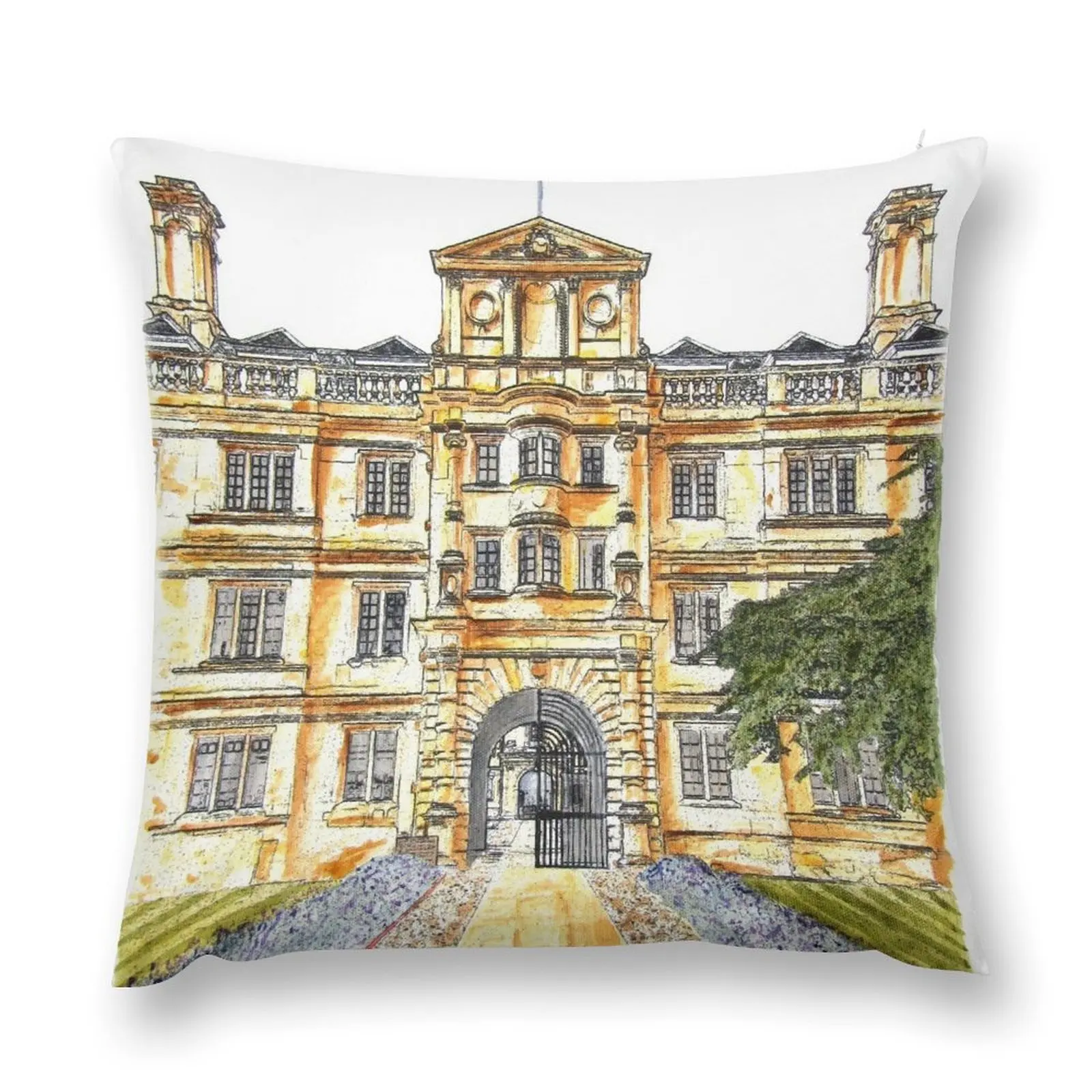 Clare College, Cambridge Throw Pillow christmas pillow case covers for pillows Decorative pillowcase pillow