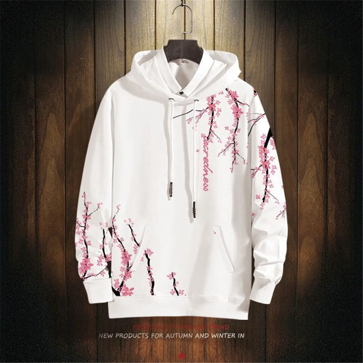 Fashion Hip Hop Dragon Hoodie Streetwear Men Casual Spring Autumn Clothes Cool Harajuku Gothic Anime China Print Hoodie Male