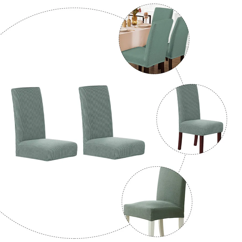 

2 Pcs Dining Chairs Cover for Seat Covers Slipcover Universal Protector Slipcovers Protectors