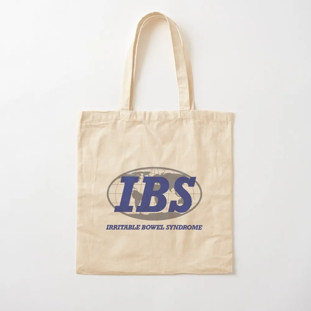 IBS - Irritable Bowel Syndrome (blue) Tote Bag large tote bag Women's bags hand bags