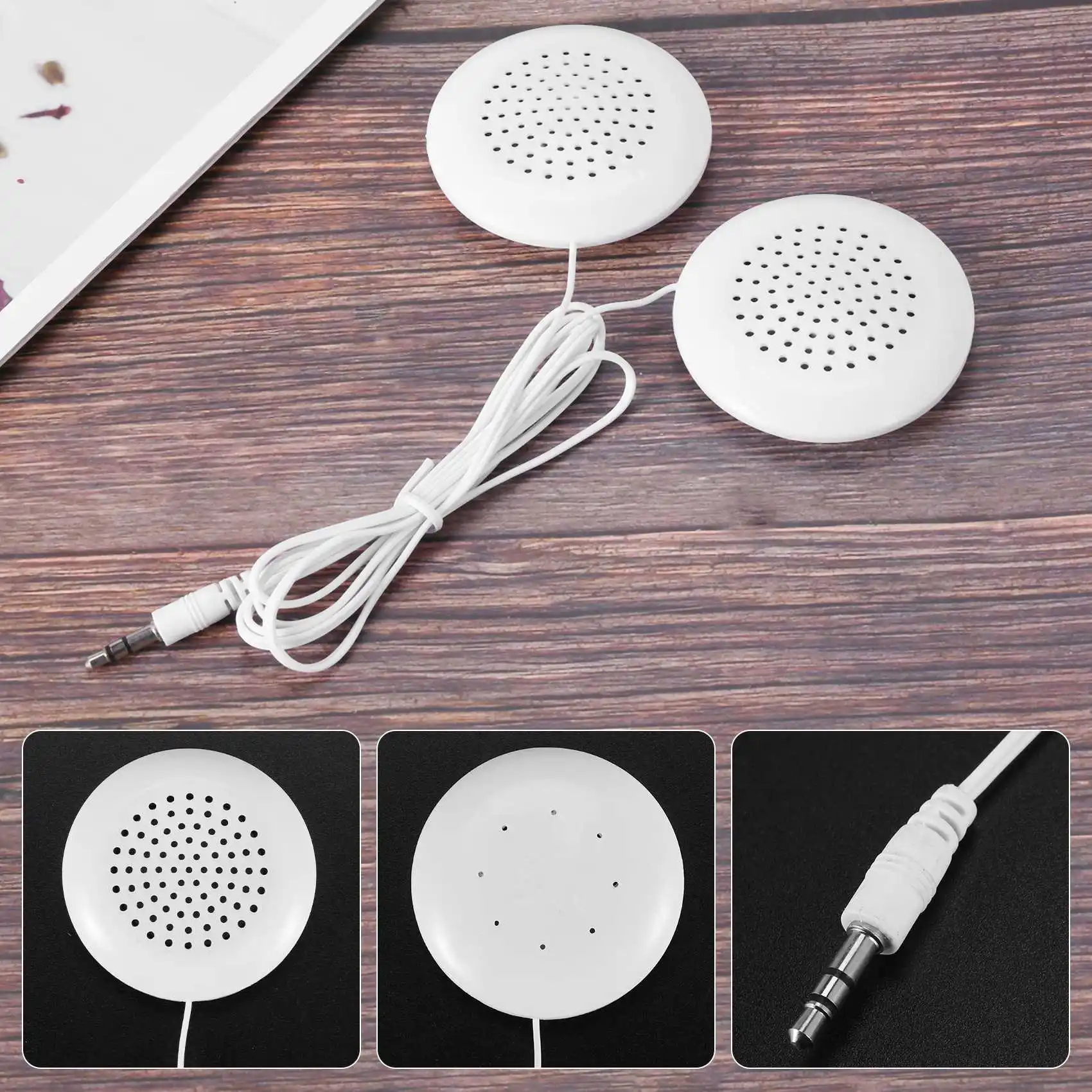 Mini altavoz universal con almohada para el cuello con enchufe de 3,5 mm para iPhone para iPod MP3 MP4 Player