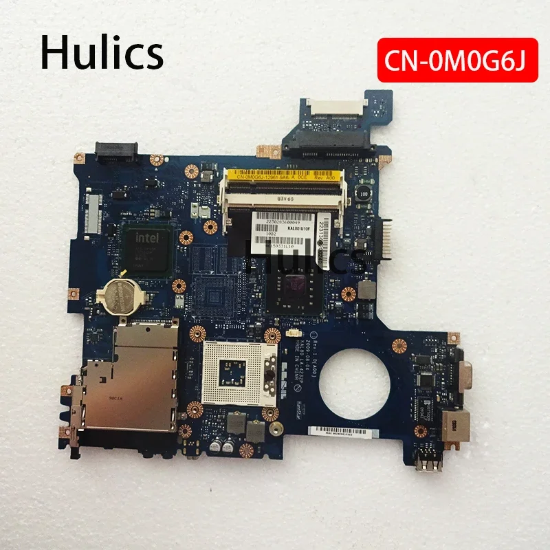 

Материнская плата Hulics KAL80 LA-4232P для ноутбука Dell Vortro 1320 V1320, материнская плата GM45 CN-0M0G6J 0M0G6J