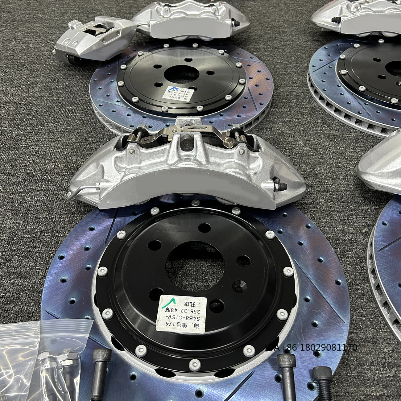 

Изготовленный на заказ цветной гоночный тормозной комплект, суппорт 6, тормозная система Big Pot V6, автомобильные запасные части EBP для E60 M5 M3 E46 E92 E90 2008