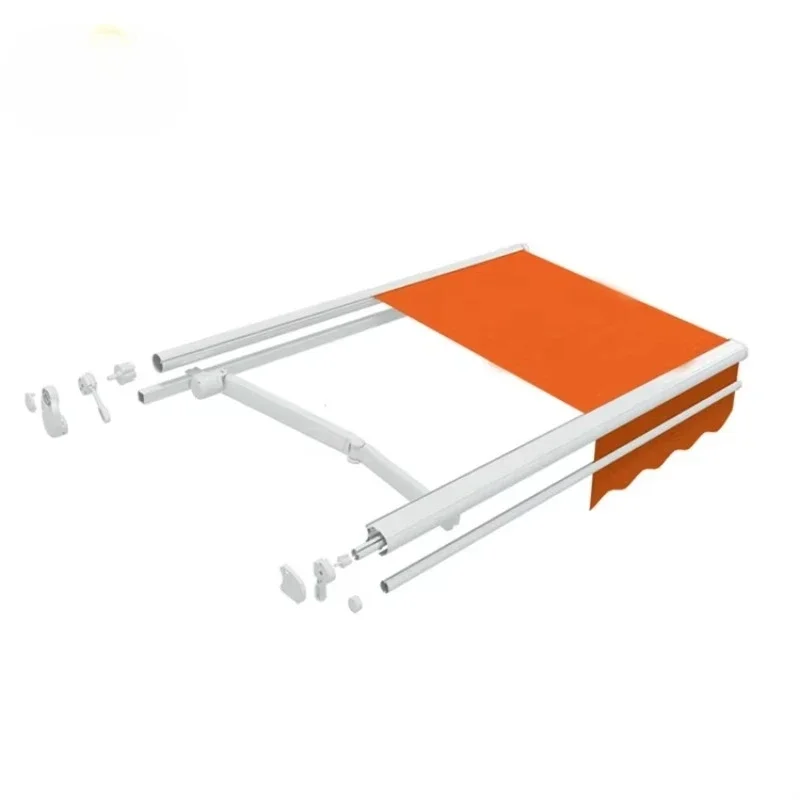 Manual or motorized awning accessories