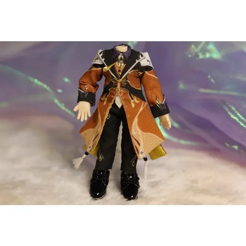 

Zhongli Ob11 Одежда 1/12 Bjd Аксессуары для кукол Продукт ручной работы Аниме Игры Косплей Игрушки