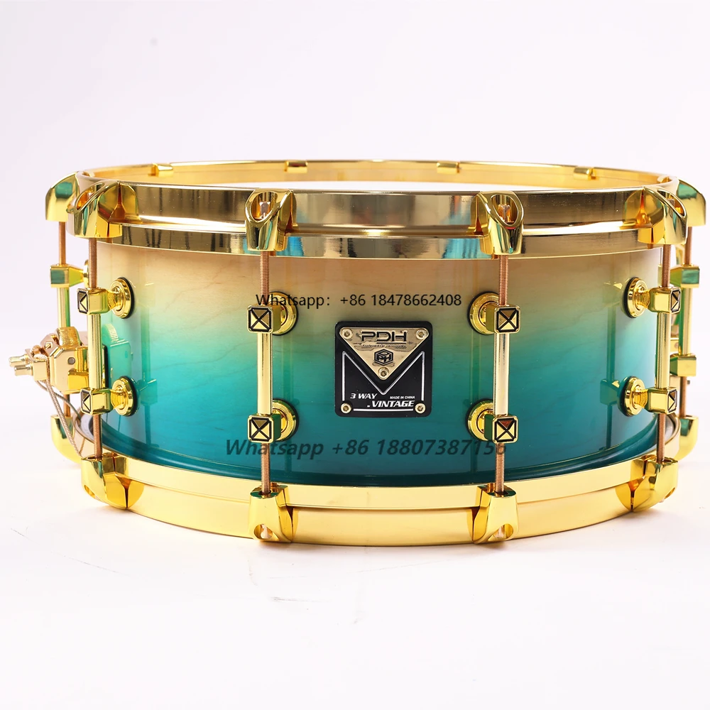 PDH  MAPLE SHELL SNARE DRUM 14x6 ,Premium Lacquer Finishes, Patent Design