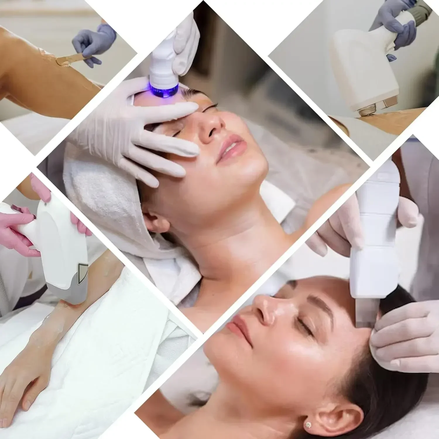 2 قطعة جهاز مكركرنت جل موصل جل ترطيب الوجه مع حمض الهيالورونيك سيراميد ترطيب استخدام مع آلة الوجه