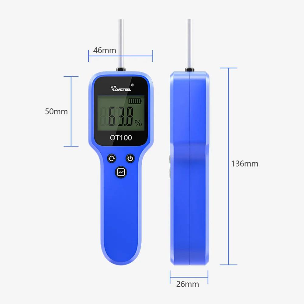 Engine Oil Tester Motorcycle Diesel Engine Lubricant Oil Viscosity Quality Tester with LED Display