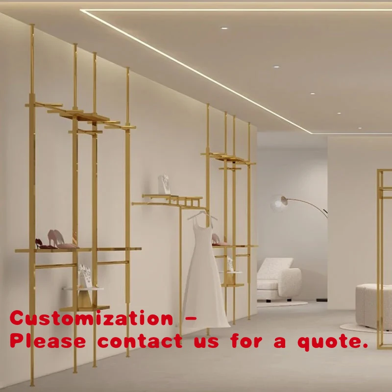 custom.Dy Storage rack display rack aluminum alloy warehouse shelf suitable retail stores, shops, office furniture, shoe cab
