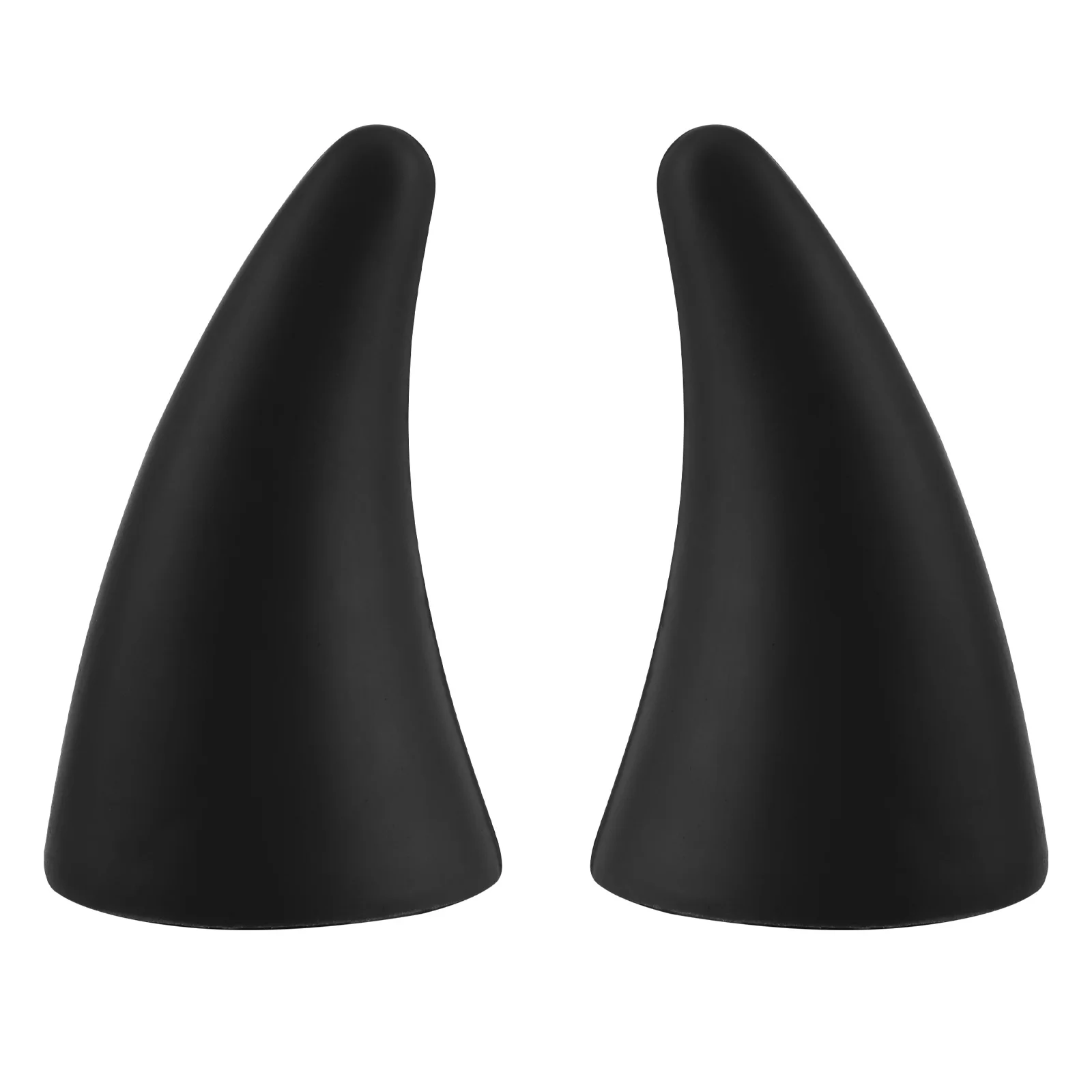 

2 pcs 3D Devil Horns Car Styling Decor Weatherproof Bumper Anti Collision Device Durable Elasticity Vehicle Decoration Accessory