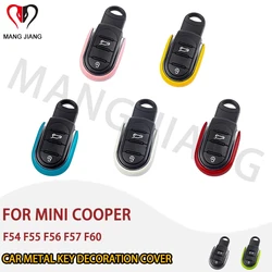 Car Key Cover Protection Replace Case For Mini Cooper F54 F55 F56 F57 F60 Alloy Remote Fob Holder Keychain Decorate Accessorie
