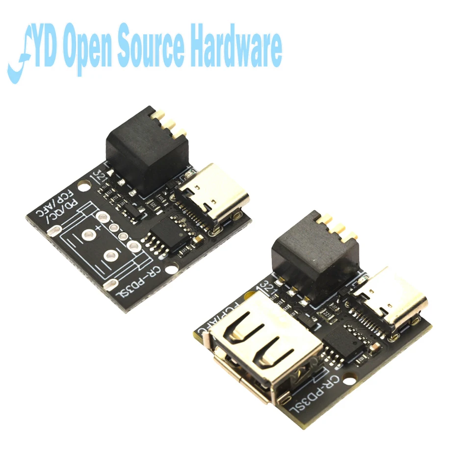 PD Decoy QC/AFC/FCP QC Батарея Быстрая зарядка Триггерный адаптер Зарядка ноутбука 9 В 12 В 15 В 20 В с циферблатным переключателем