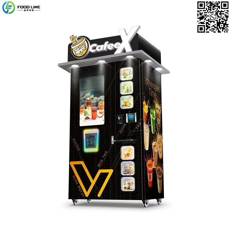 Customized  Drink Machine Party Entertainment Equipment Vending Machine Coffee Grinder Machine Self Ordering Kiosk