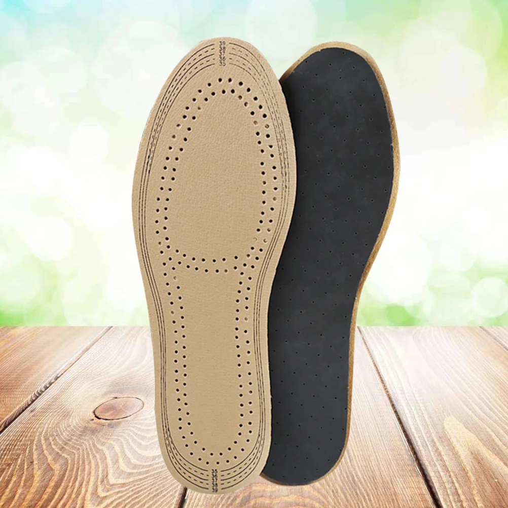 

Summer Breathable Sports Insoles Soft Pigskin Pads Athletic Shoes Enhanced Arch Running Walking Training Foot Care Tools