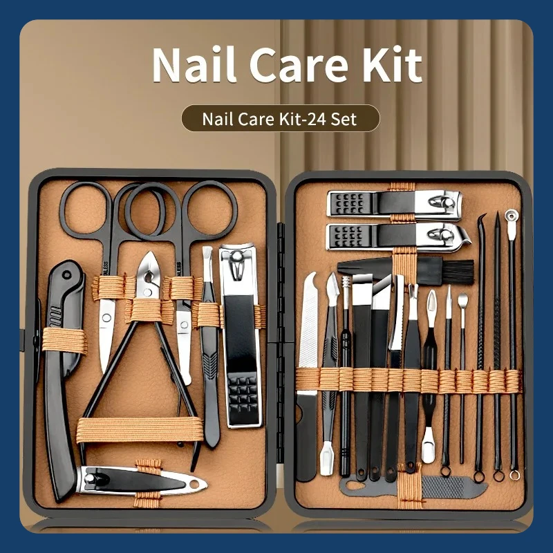 

Самый продаваемый набор инструментов для маникюра из 7-24 предметов: набор для ухода за кутикулой из нержавеющей стали, профессиональные кусачки для ногтей, аксессуары для маникюра