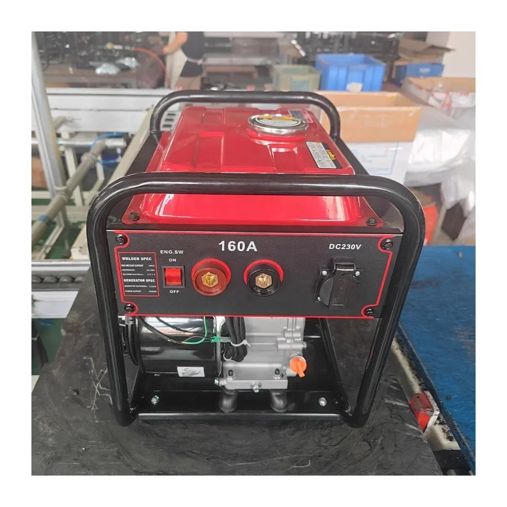 

160A ARC Gasoline Welding Machine with Generator for Sale / Inverter Portable Petrol Welded Generator Set and Welding Machine