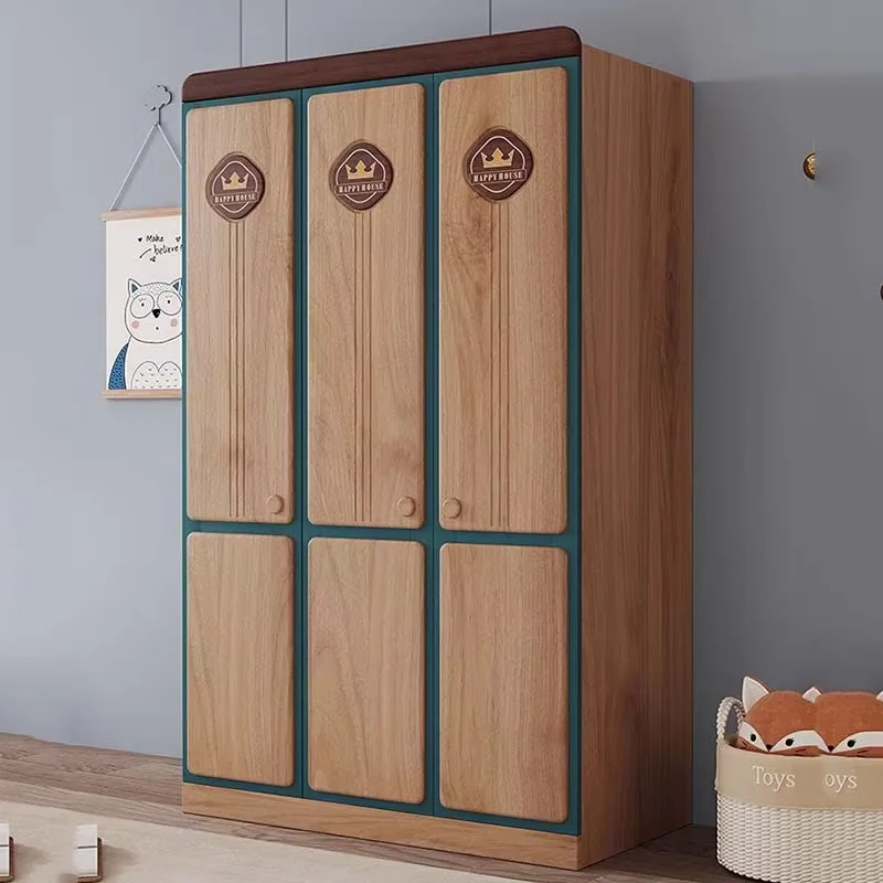 European Modern Wardrobe Nordic Space Saving Living Room Storage Wardrobe Bedroom Hotel Apartment Ropero Armable Home Furniture