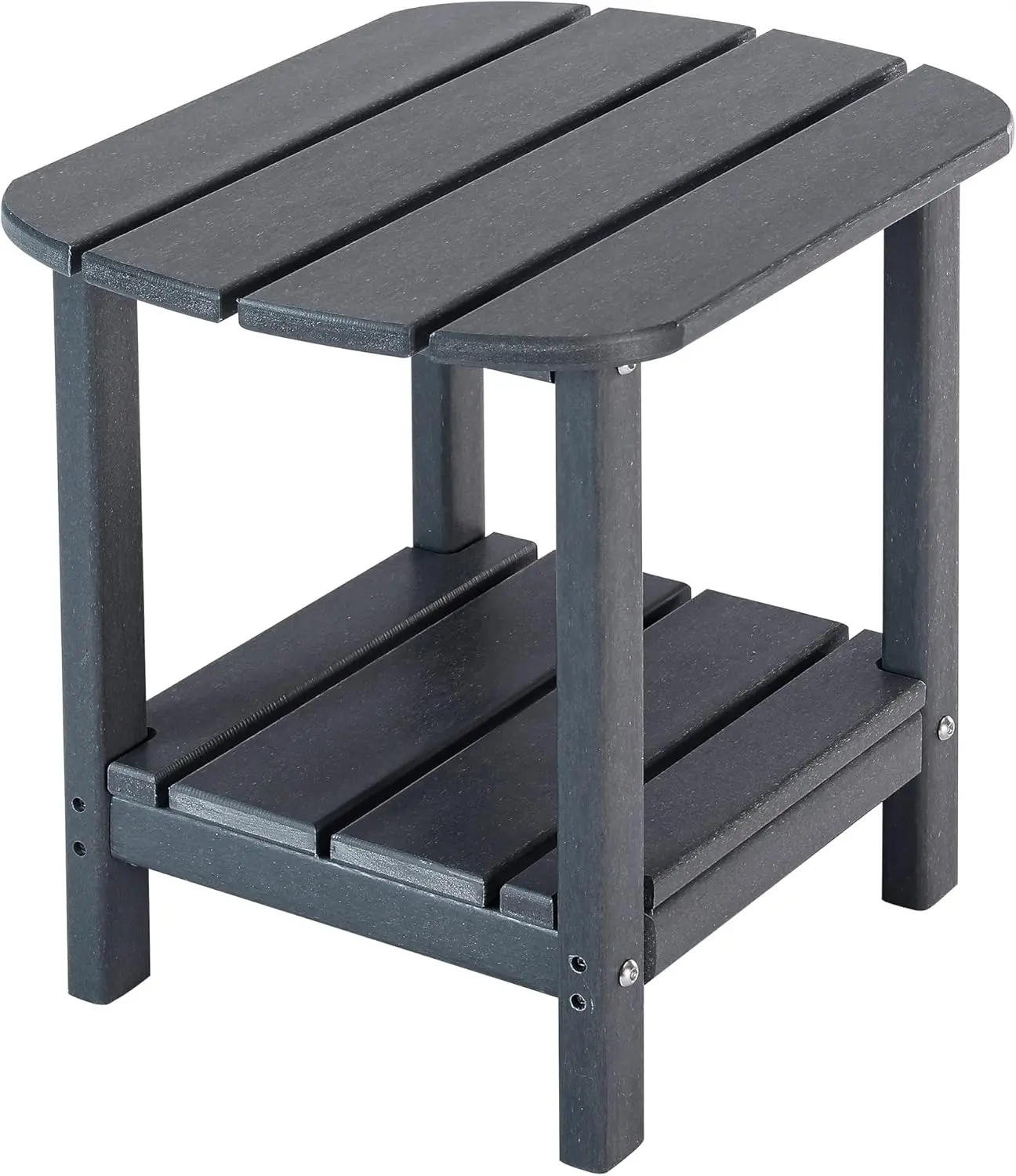 

Double Adirondack Side Table, Outdoor Side Tables, End Tables for Patio, Backyard,Pool, Indoor Companion