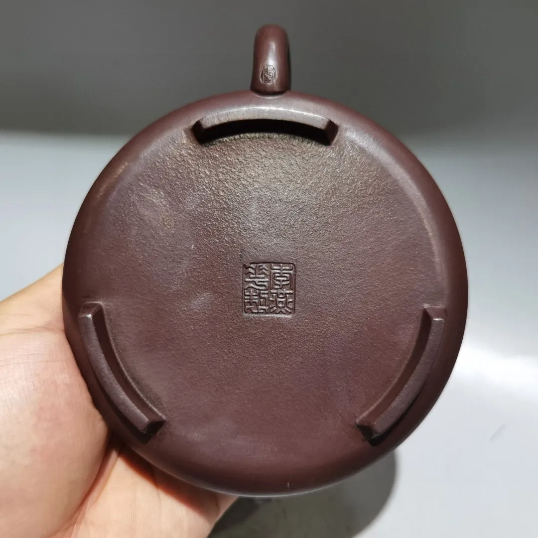 Yixing Teapot Purple Clay Pot Painted Landscape pattern Temple of Heaven teapot Kettle Teapot Pot Tea Tasting Tea Ceremony