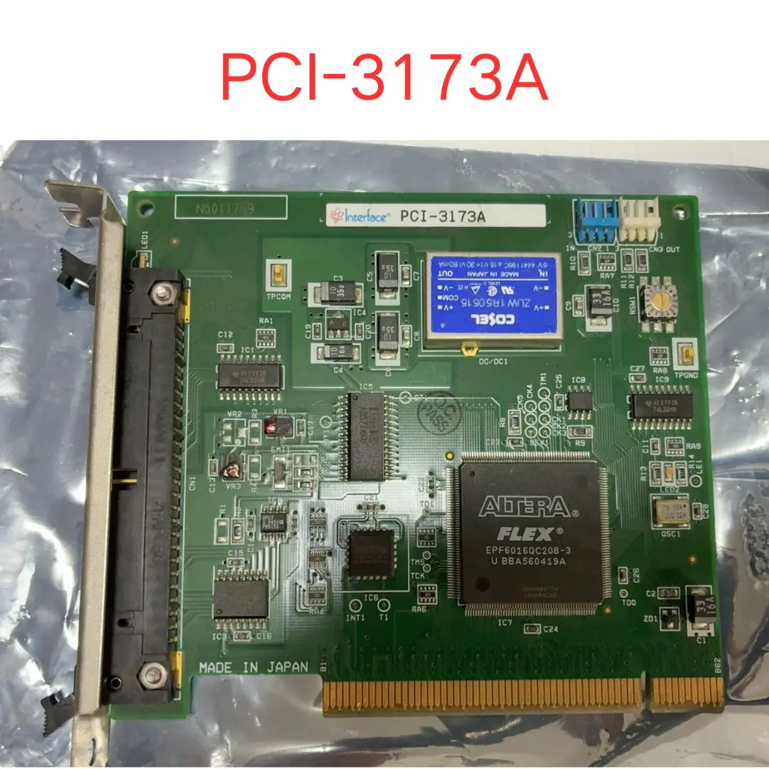 Second-hand test OK PCI-3173A acquisition card Fast Shipping