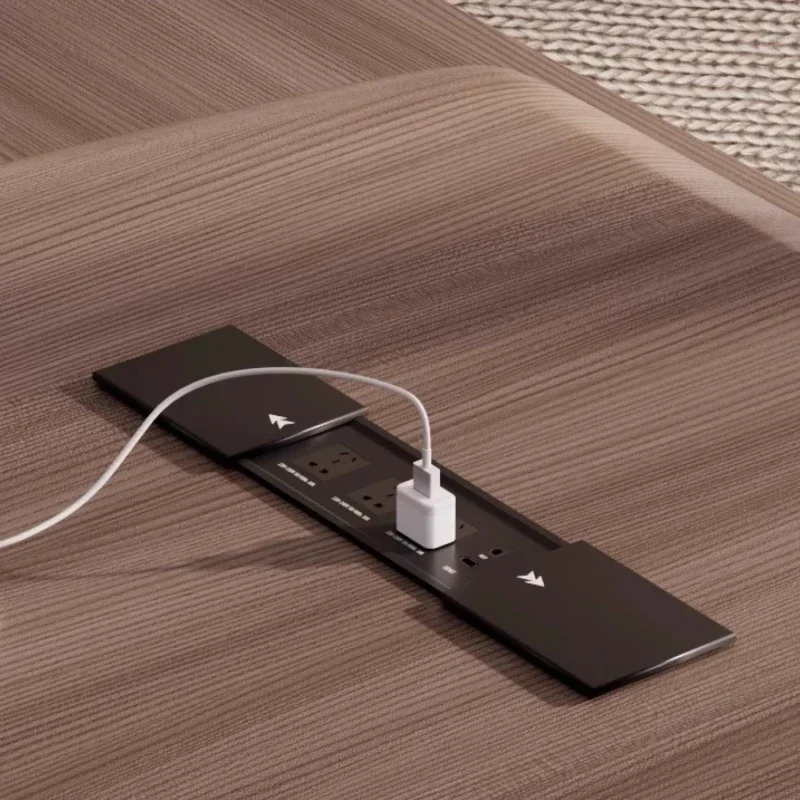 طاولة رئيس بسيطة وحديثة وخفيفة فاخرة ومكتب مكتب قيادة عالي الجودة وكرسي وخزانة ملفات مجموعة تنفيذية على شكل حرف L كبيرة #6