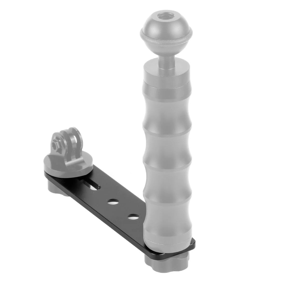 BGNing Aluminiumlegierung Connect Mount Plate Support 30 kg mit 1/4 Zoll Schraubenlöchern Schnellwechselplatine für SLR-Kamerafotografie – Detail 13