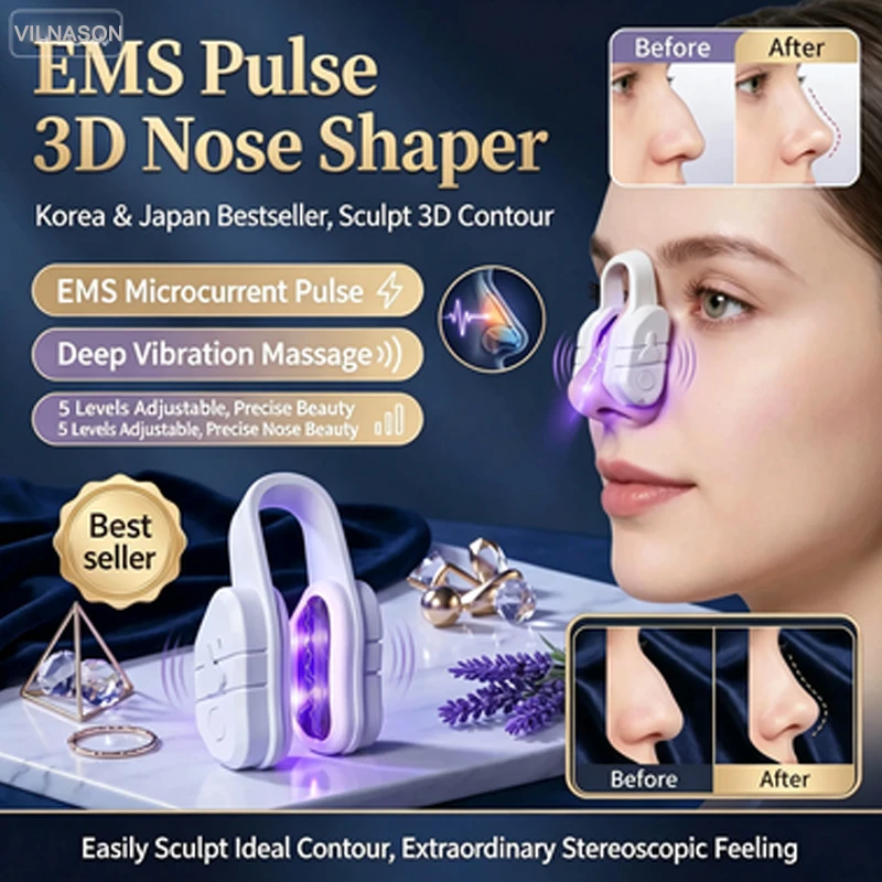 Beautiful Nose Clip EMS Nose Shaper Up Shaping Machine Lifting Nose Corrector Massage Tool Acial Corrector Slimmer Beauty Tool view 3