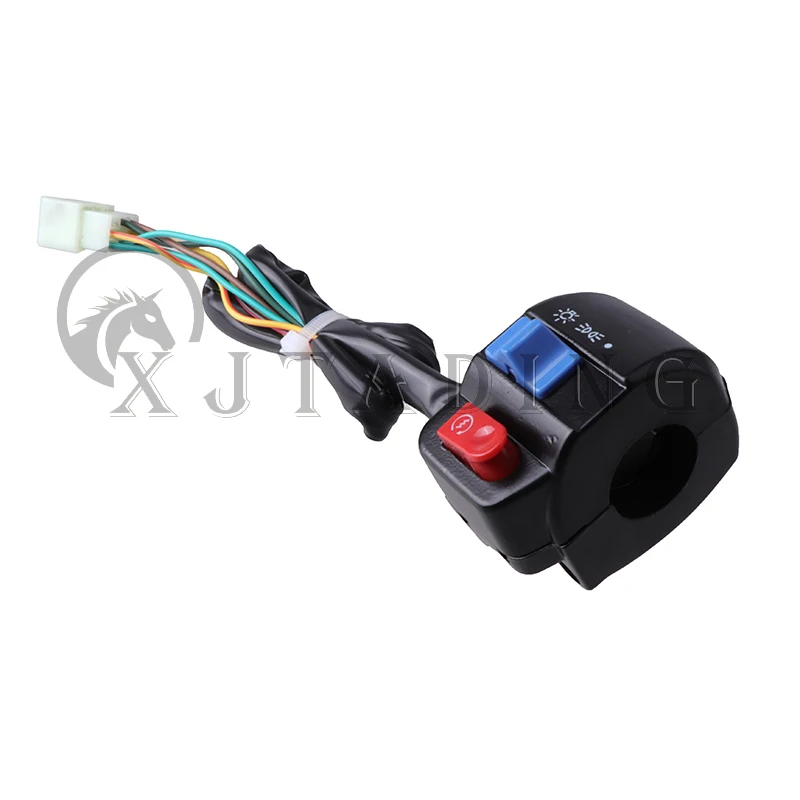 1 Pcs Aluminum 22mm Electric Scooter Motorcycle Handlebar Control Switch Horn Button Turn Signal Headlight Start Switch