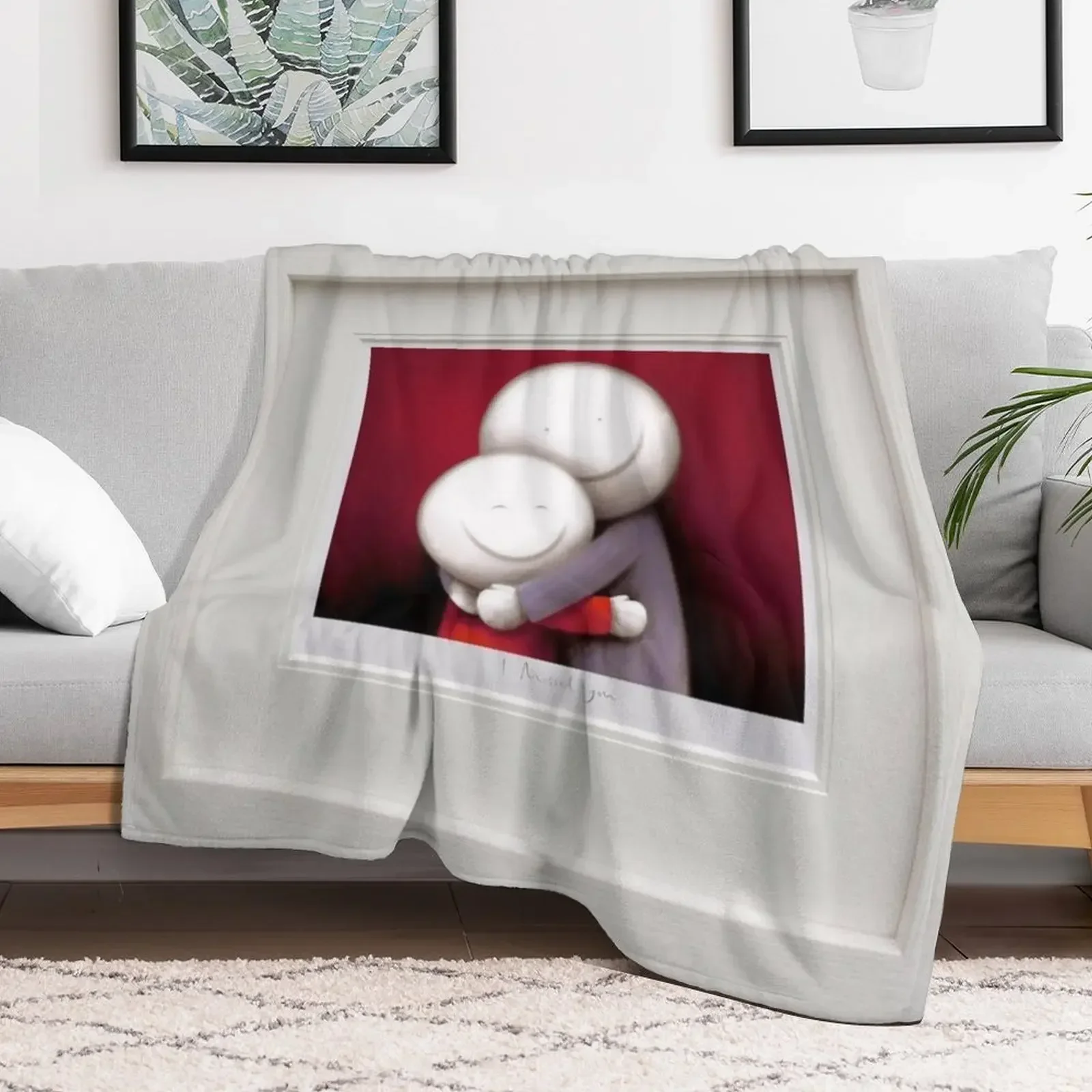 I Missed You by Doug Hyde Throw Blanket Decorative Sofas for winter blankets and throws Blankets