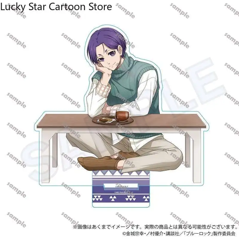 Nuovo gioco Anime BLUE LOCK Chigiri Hyoma Rest Ver. Cosplay Figura acrilica Stand Cartoon Standing Sign pendente Ornamento Regalo di Natale