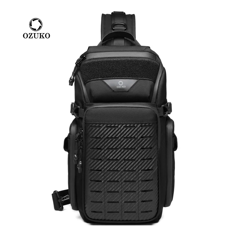 Multifunctional Men Sling Chest Bag Outdoor Travel Tactical Crossbody Shoulder Bag Large Capacity Waterproof Sports Bag For Men