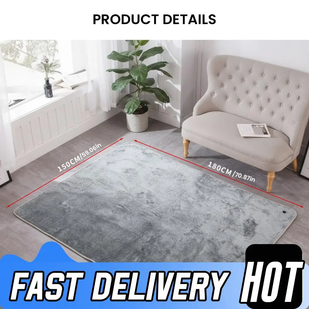 

180cm* 150cm Electric Heating Pads 3 Adjustable Temperature Camping Heating Sleeping Pad with 6 Heating Zones for Outdoor Hiking