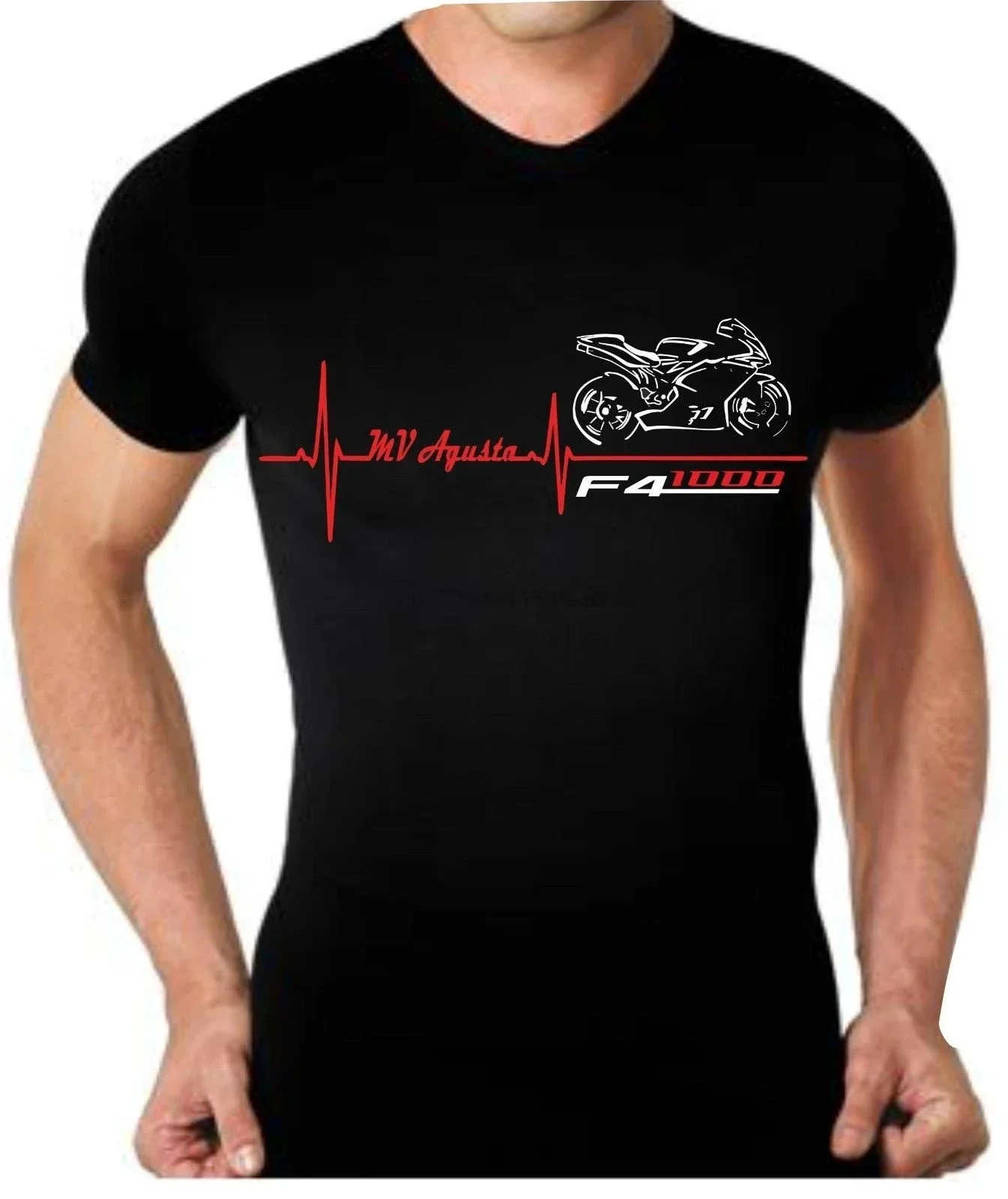 Men T Shirt Maglia Per Moto Mv a-Agusta F4 1000 Battito Cuore Tshirt Maglietta Funny T Shirt Novelty Tshirt Women