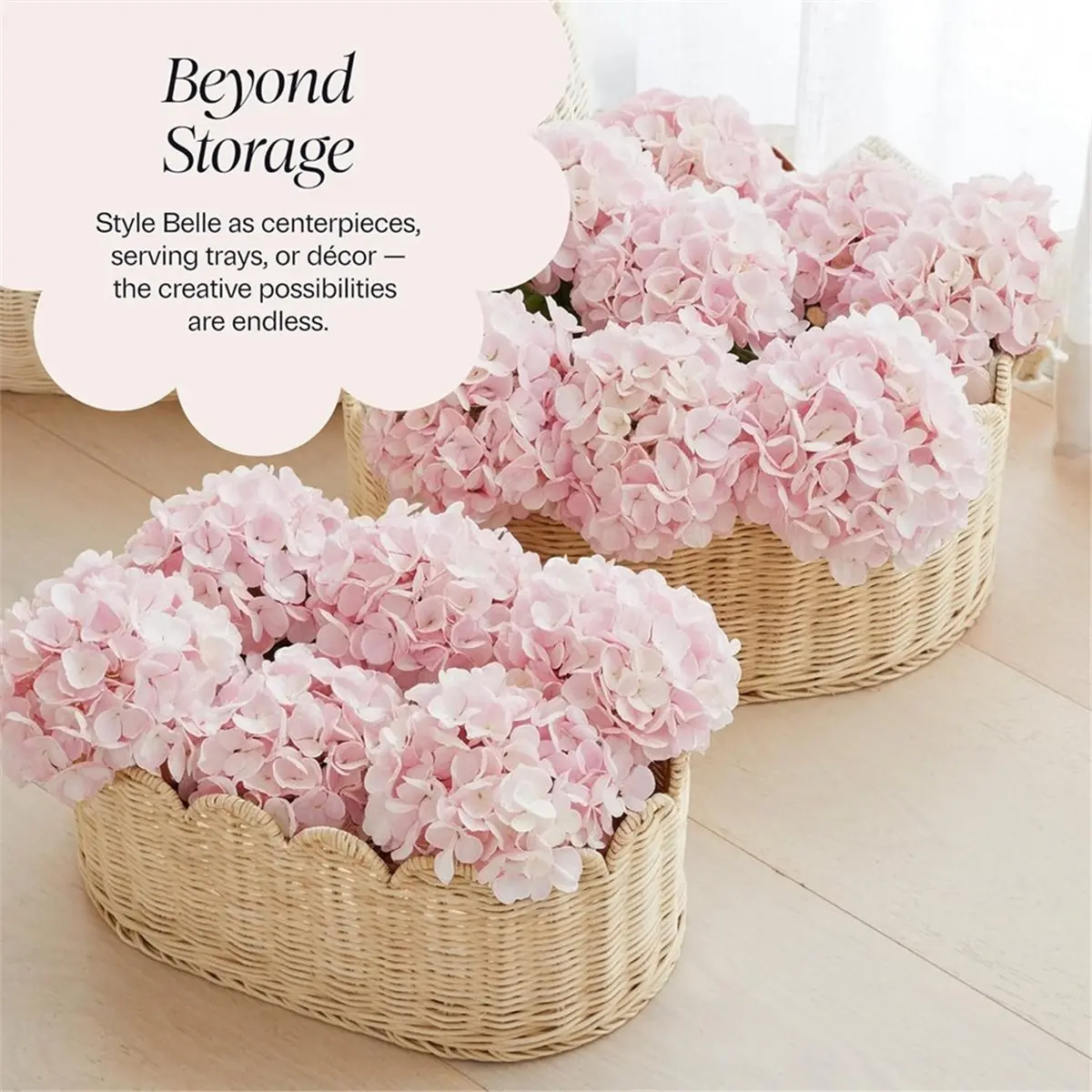 update. 2pcs Weaving Storage Basket, Household Large Capacity, Clothing and Miscellaneous Storage Box, Desktop Snack