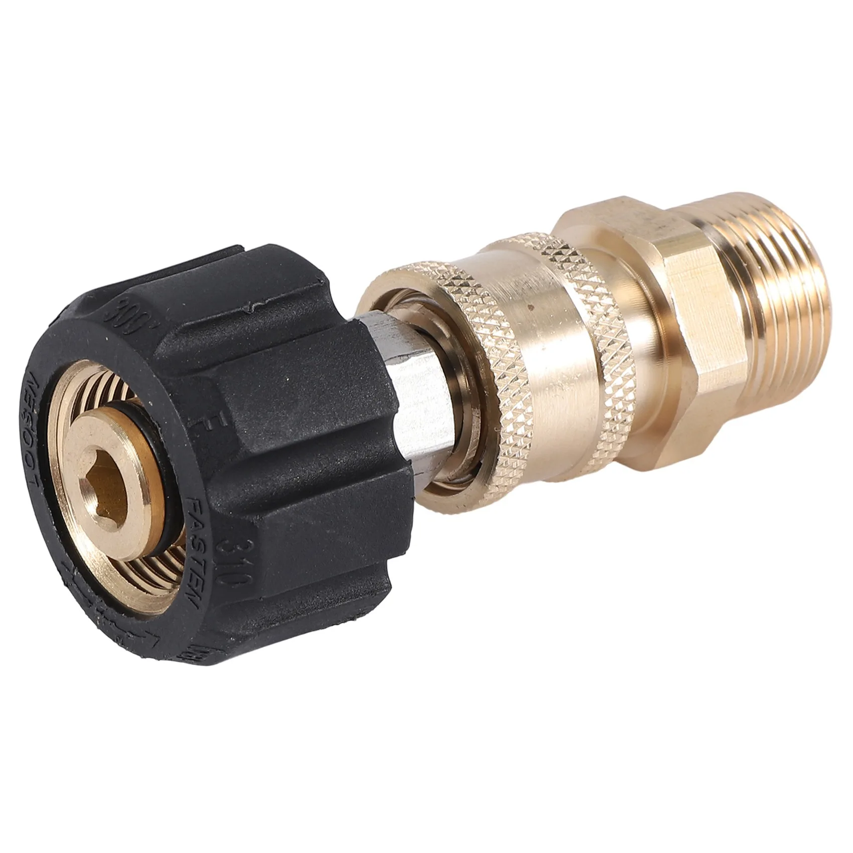 A27F-Pressure Washer Adapter Set M22 To 1/4 Inch Quick Connect Kit, M22 14Mm To 1/4 Inch Quick Connect Kit