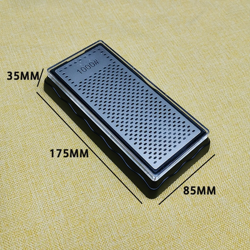 Двусторонняя основа, алмазный точильный камень, точильный камень, нож, кухонная зернистость, шлифовальный нож шеф-повара, точилка с зернистостью 400/600/1000/1200