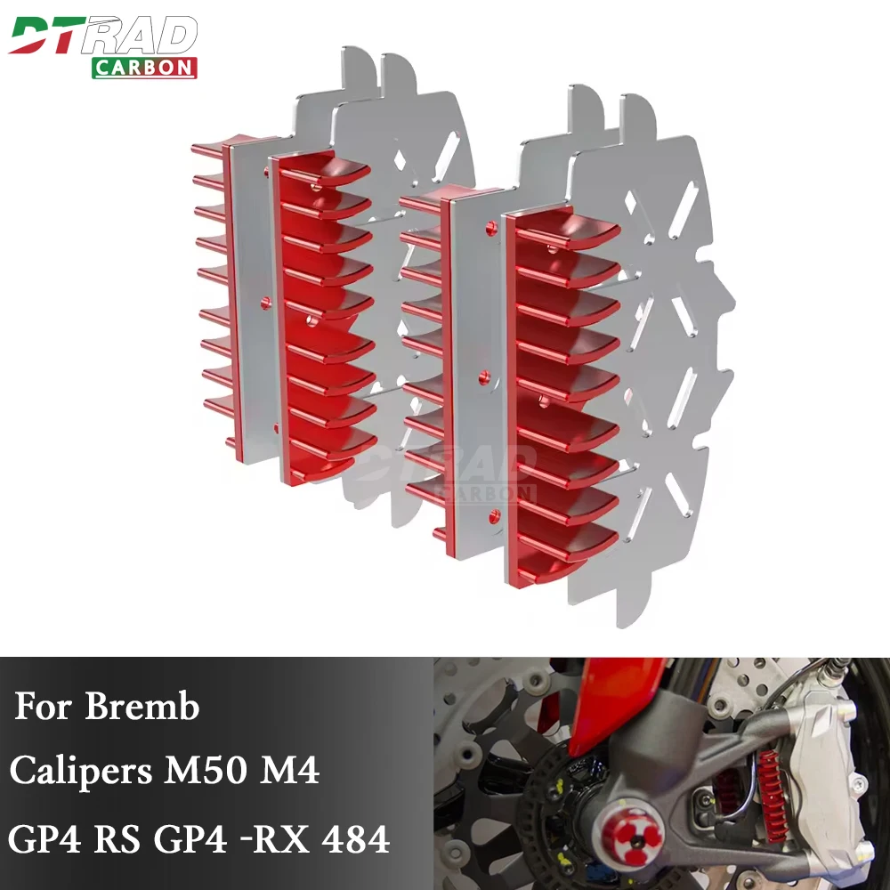 

Universal For Bremb Calipers M50 M4 GP4 RS GP4 -RX 484 Aluminum Alloy Caliper brake Heat Sink Motorcycle Fairing Accessories