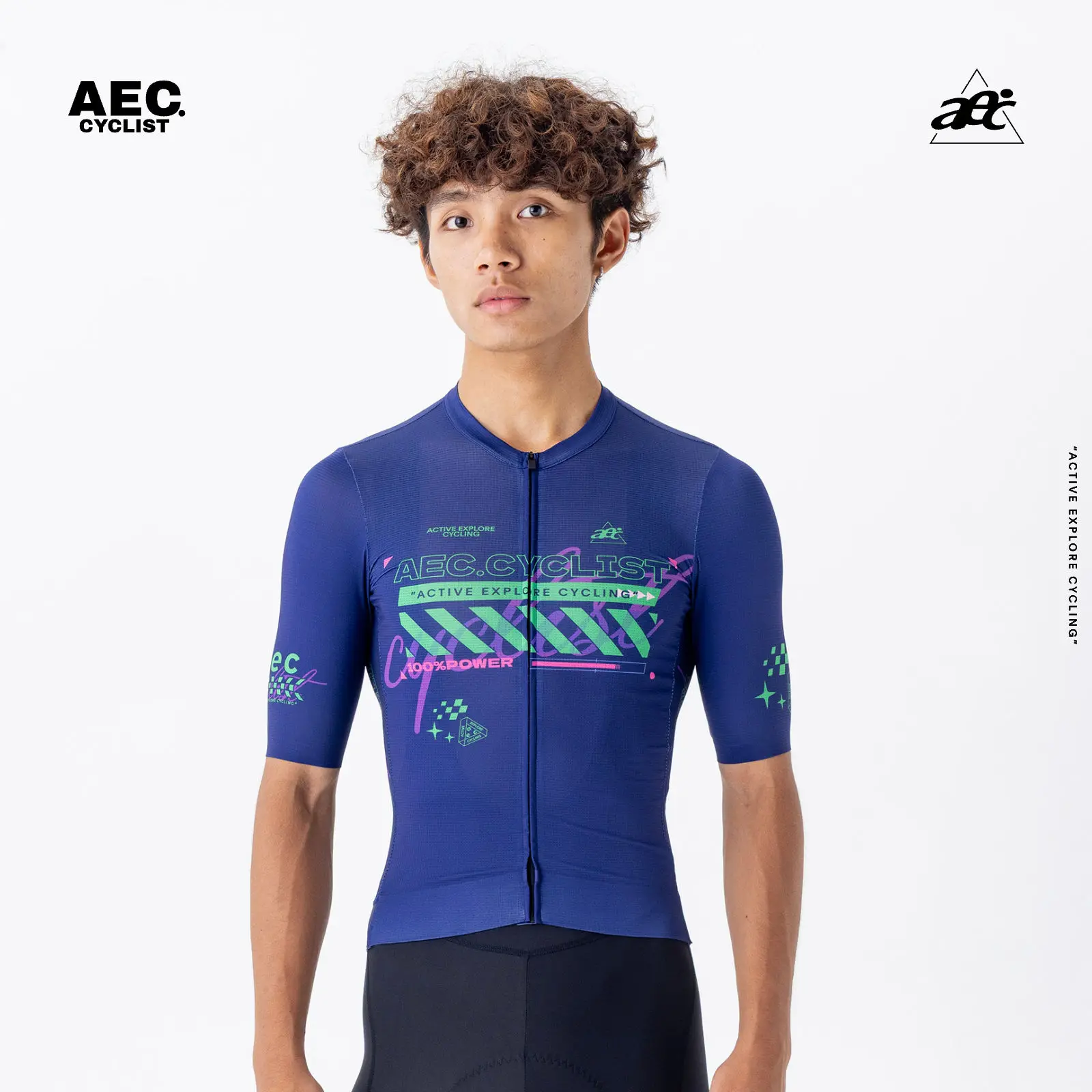 

AEC Men Short Sleeve Cycling Jersey Ultralight Quick Dry Bicycle Tops Breathable MTB Clothing Maillot Ciclismo Prototype Series