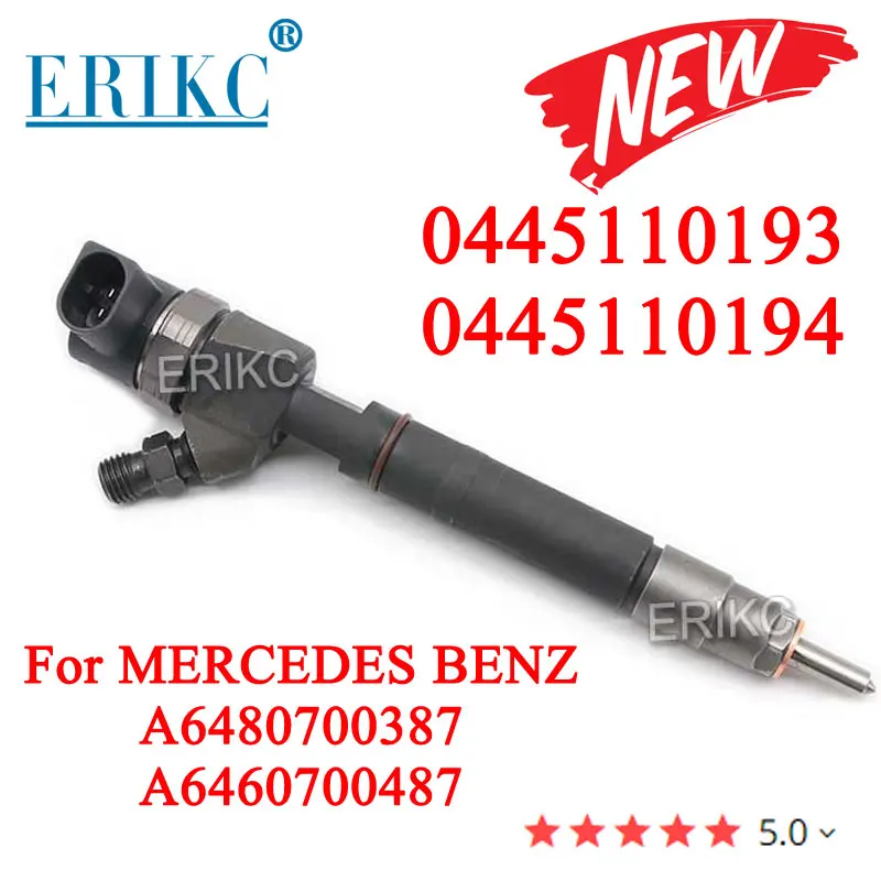 

A6480700387 A6460700487 Diesel Injector Nozzle 0445110193 0445110194 For Mercedes Benz 05-06 W211 E320 3.2 OM648 6480700387