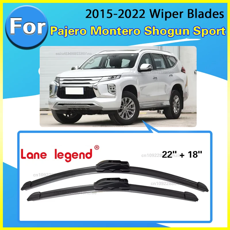 

Комплект щеток переднего стеклоочистителя для Mitsubishi Pajero Montero Shogun Sport 2015-2022 2016 2017 2018 лобовое стекло 22 "+ 18"