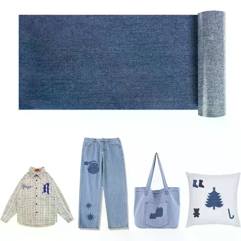 /HTF/Roll Of Jean Iron-On Patches Repair Patches, Clothing, Self-Adhesive Iron-On Patches For Children Adults 1 Roll