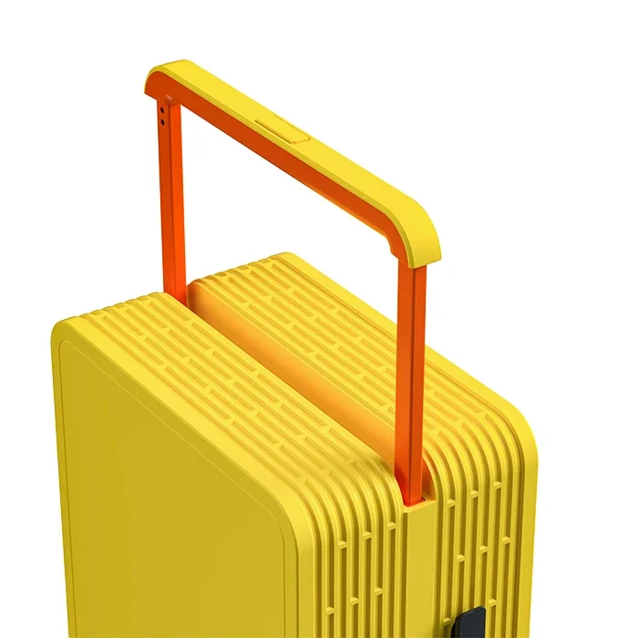 New Design LEAVESKING  Colorful Wide Trolley Suitcase  PC Luxury Travel Luggage with Spinner Wheel