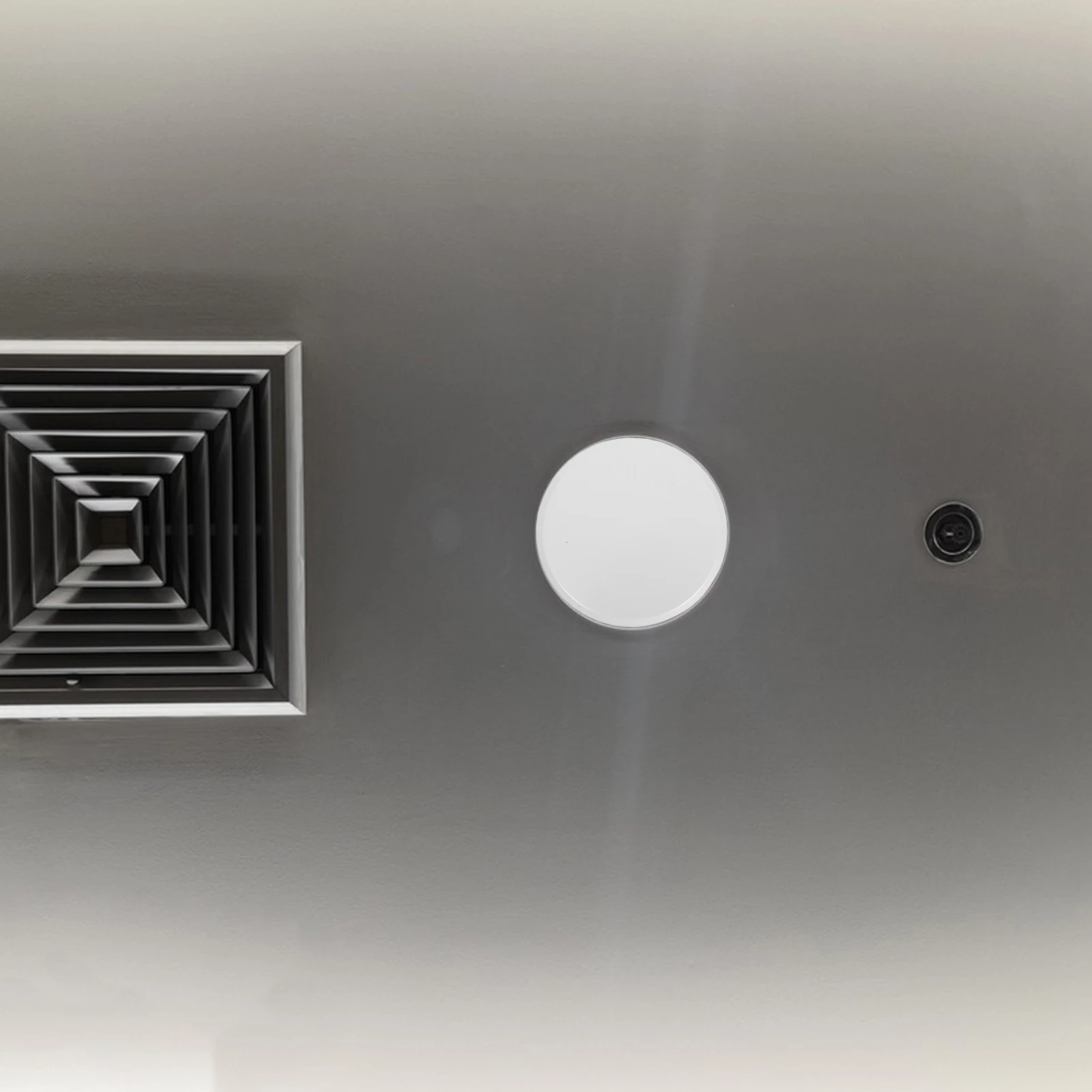 Couvercle dissimulé, plaque de plafond blanche pour capuchon de tête d'arrosage, couvercle de trou de plafond de cuisine, 2 pièces