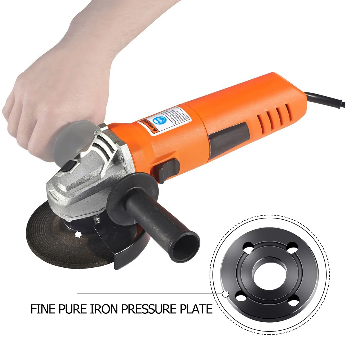 

4Pcs Angle Grinder Wrench Spanner Carbon Steel Durable Lower Gasket Replacement for Grinding Disc Fix