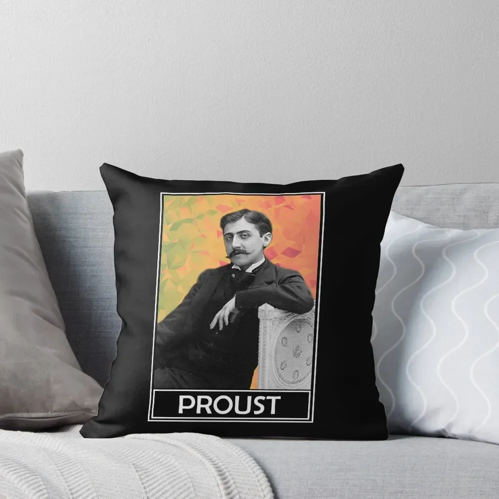 Proust Throw Pillow Room decorating items ornamental pillows Plaid Sofa pillow