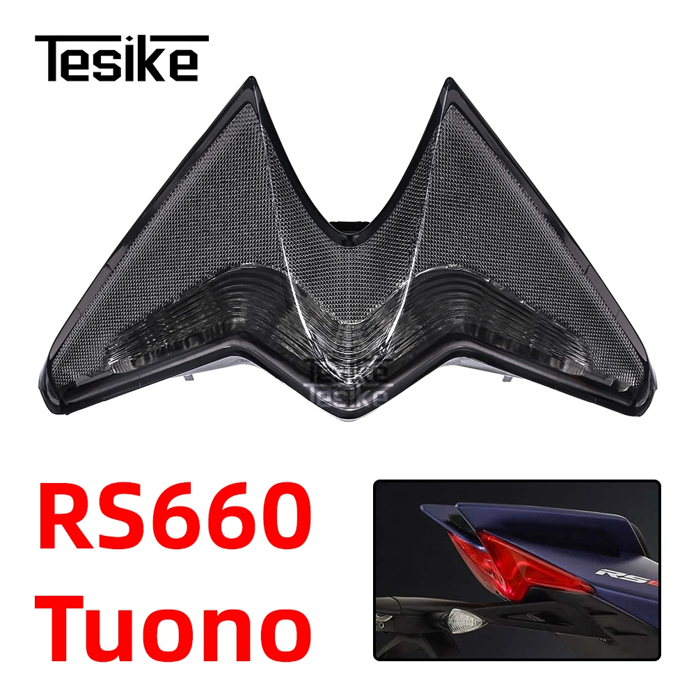 

Motorcycle Rear Taillight Assembly For Aprilia RS660 Tuono 1100 Tuono V4 1100 RSV4 2011-2025 LED Tail Light Indicator Brake Lamp