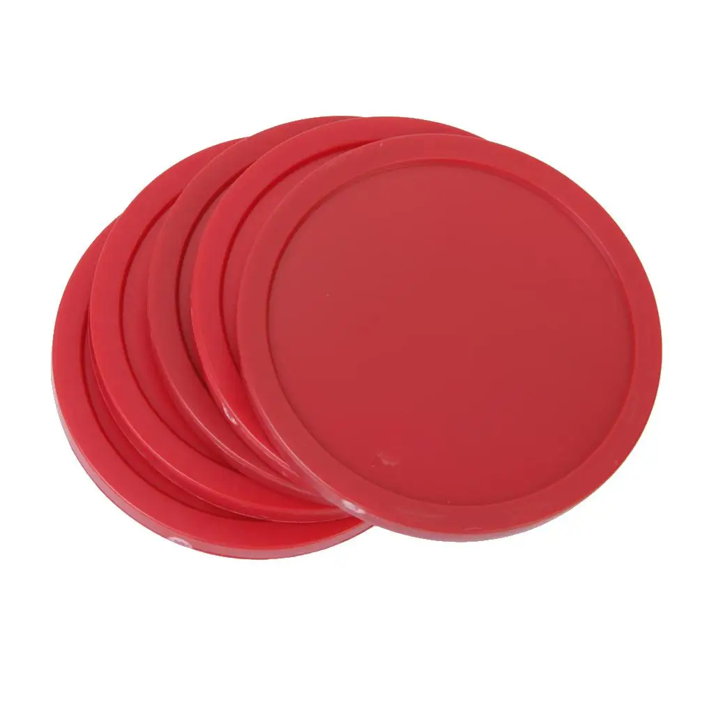 

Durable Plastic Air Hockey Pucks Set 82mm Round Table Hockey Gadgets for Arcade and Home Machines