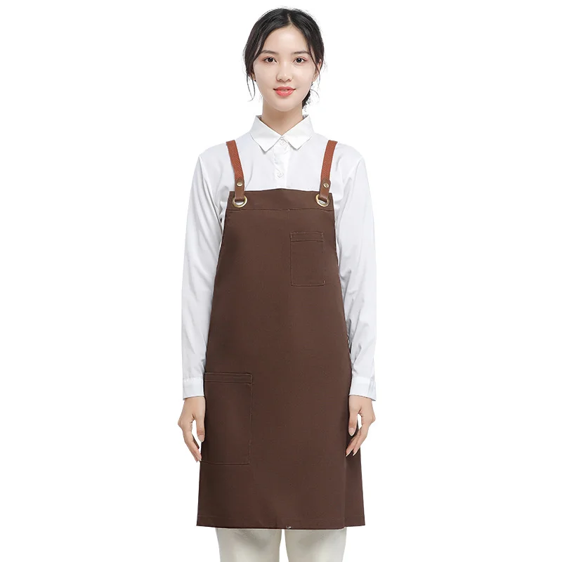 Canvas  Bakery Bakery Barista Milk Tea Shop Attendant Waterproof Kitchen  Cleaning Tools Worker Uniform Customized Brand LOGO