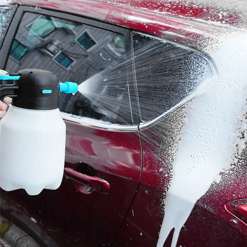 1.8L رغوة كهربائية بخاخ عالي الضغط ثنائي الغرض متعدد الوظائف مضخة هواء البخاخات لغسيل السيارات والري